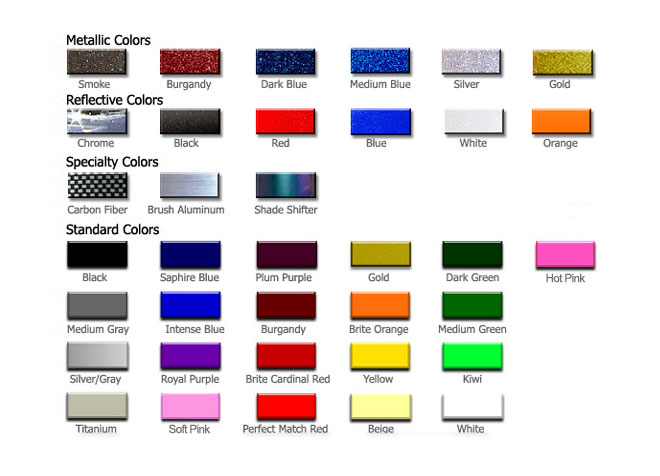 Bmw m3 color chart
