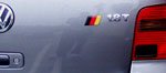 VW&nbsp;Golf 1.8t German Flag Badge Emblem